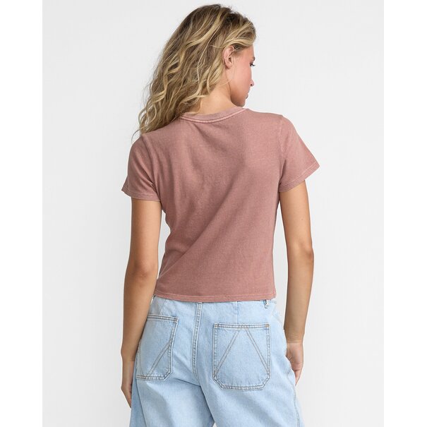 RVCA Forever Tee-Acid Brown
