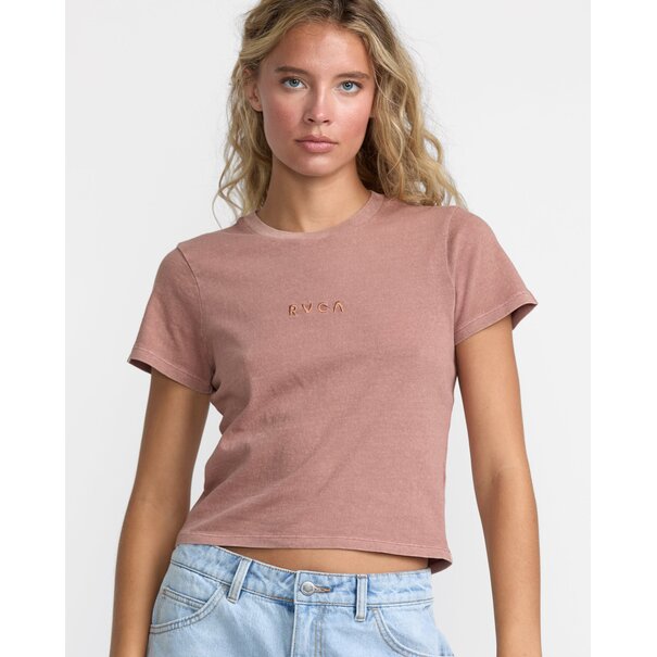RVCA Forever Tee-Acid Brown
