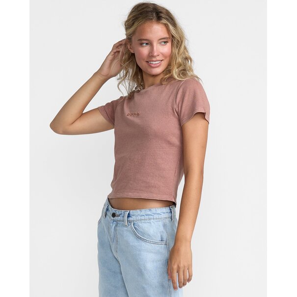 RVCA Forever Tee-Acid Brown