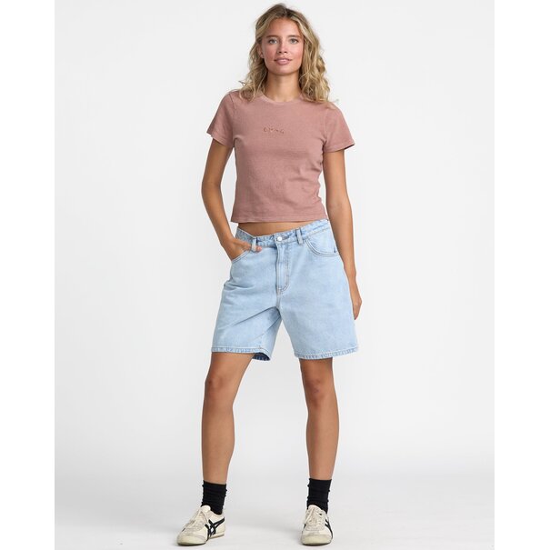 RVCA Forever Tee-Acid Brown