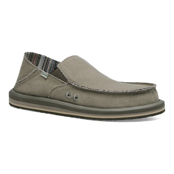 Sanuk Men's Donny Hemp-Earth