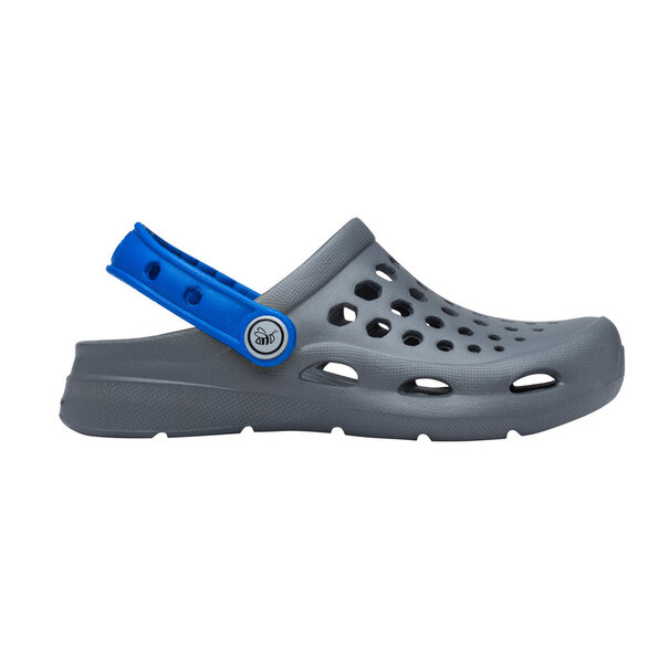 Joybees Footwear Kids Active Clog-Charcoal/Sport Blue