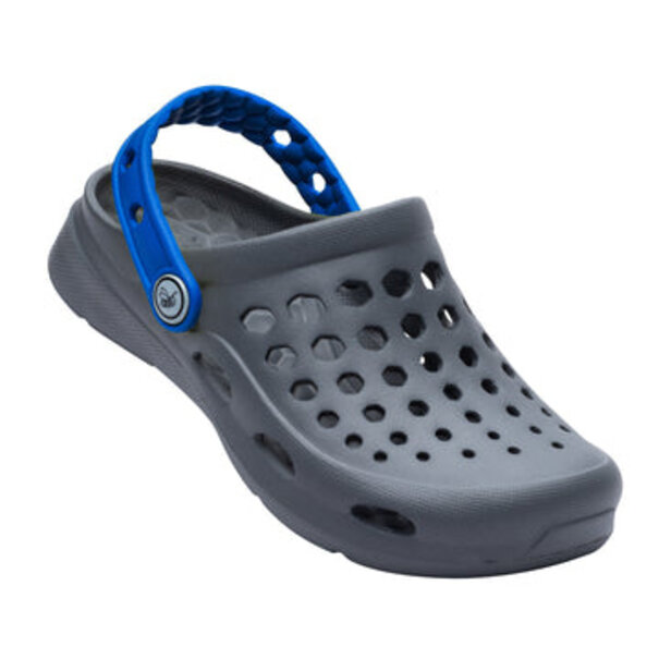 Joybees Footwear Kids Active Clog-Charcoal/Sport Blue