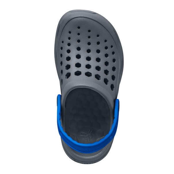 Joybees Footwear Kids Active Clog-Charcoal/Sport Blue