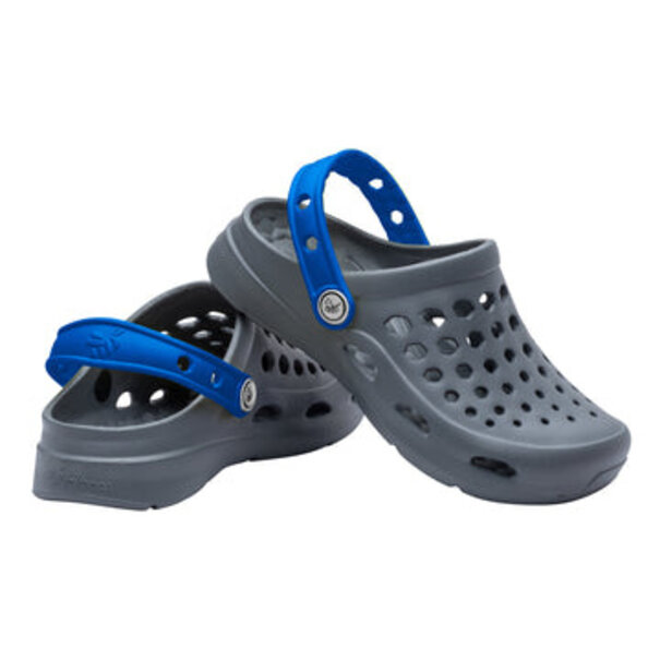 Joybees Footwear Kids Active Clog-Charcoal/Sport Blue