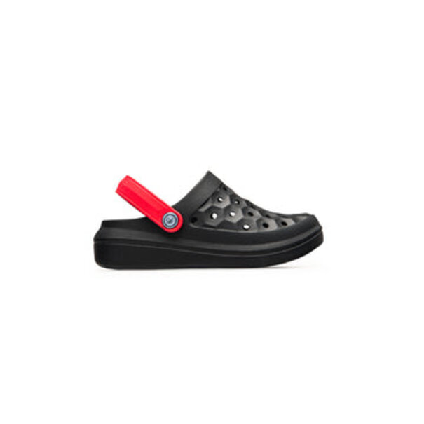 Joybees Footwear Kids Varsity Clog-Black/Red