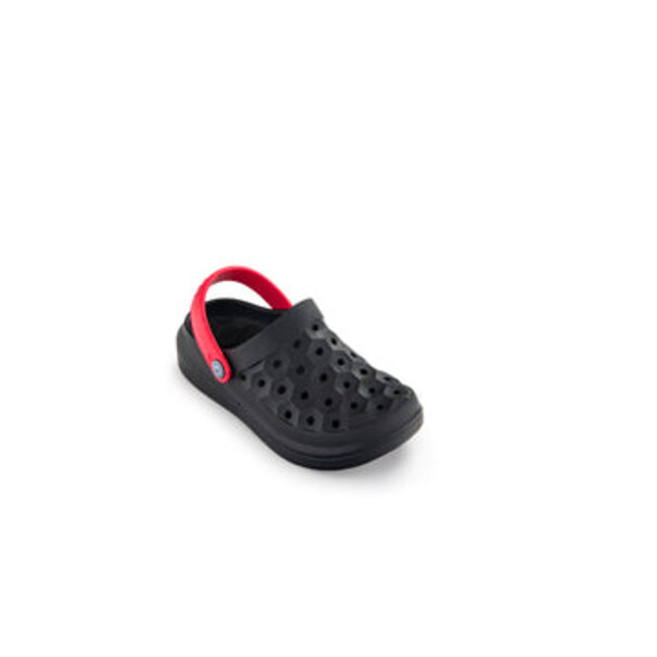Joybees Footwear Kids Varsity Clog-Black/Red