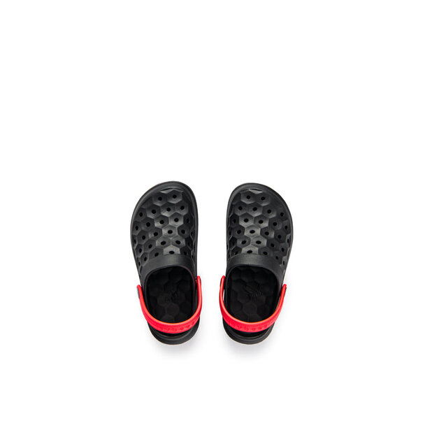 Joybees Footwear Kids Varsity Clog-Black/Red