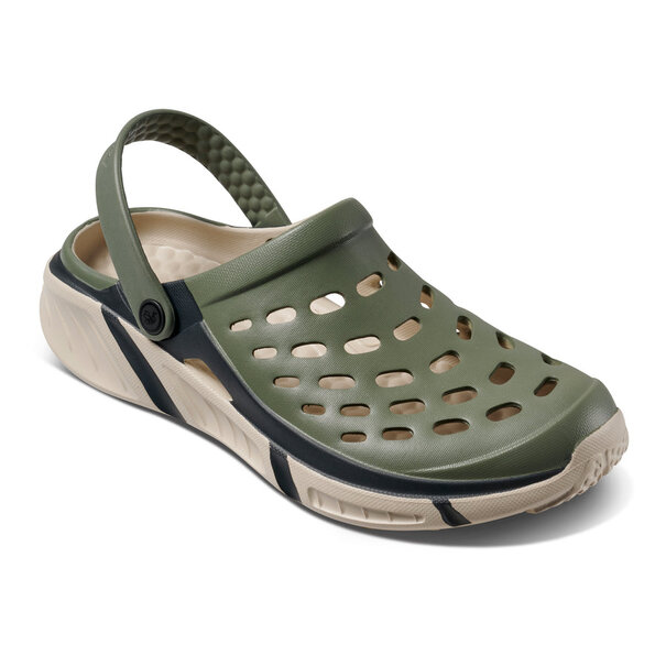 Joybees Footwear Trekking Clog Adults-Block Light Sage/Beige