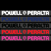 Powell Peralta Sticker-Straight Text