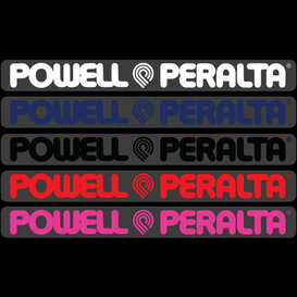 Powell Peralta Sticker-Straight Text