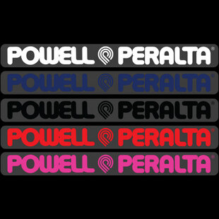 Powell Peralta Sticker-Straight Text