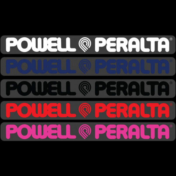 Powell-Peralta Powell Peralta Sticker-Straight Text