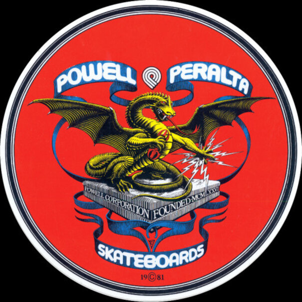 Powell Peralta Sticker-Dragon-Circle