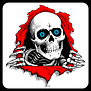 Powell Peralta Sticker-Ripper Clear Ramp (12")