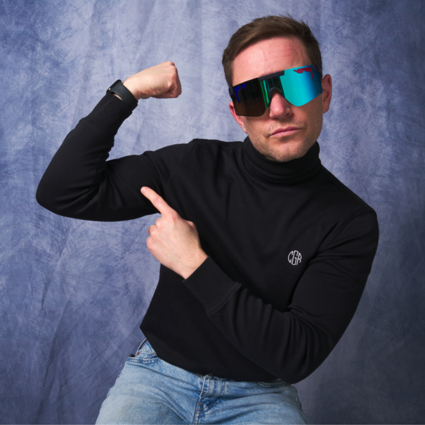 Pitviper The Original 2.0 Wide The Peacekeeper Original Hdpv Polarized Blue - 9074