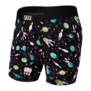 saxx underwear ulta boxer brief fly black cosmetic bowling M