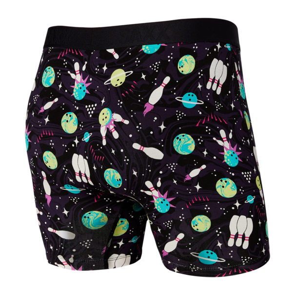 saxx underwear ulta boxer brief fly black cosmetic bowling M