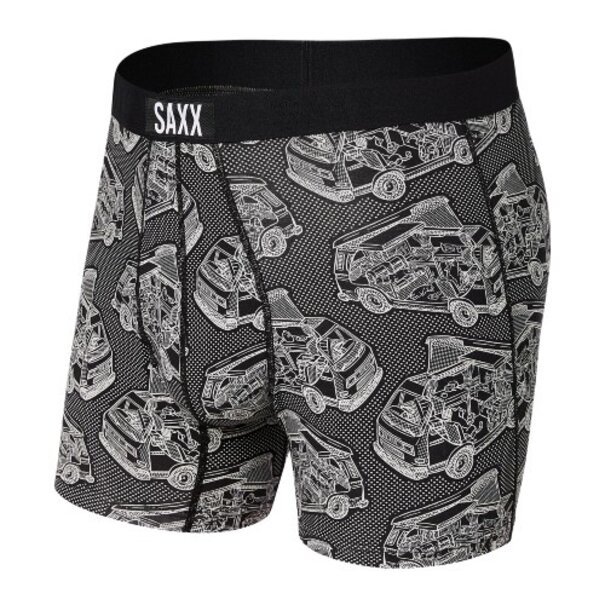 Saxx underwear vibe boxer brief black van life S
