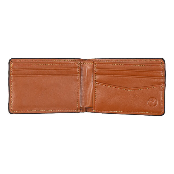 Red Dragon Apparel RDS Wallet Genuine Leather-Black/Tan