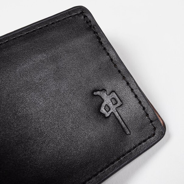 Red Dragon Apparel RDS Wallet Genuine Leather-Black/Tan