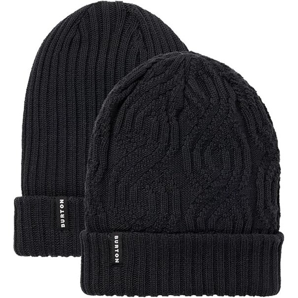 Burton Snowboards Womens Recycled Reversible Beanie / True Black