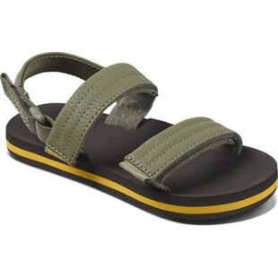 Reef Little Ahi Convertible Sandals-Brown/Olive