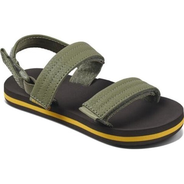Reef Reef Little Ahi Convertible Sandals-Brown/Olive