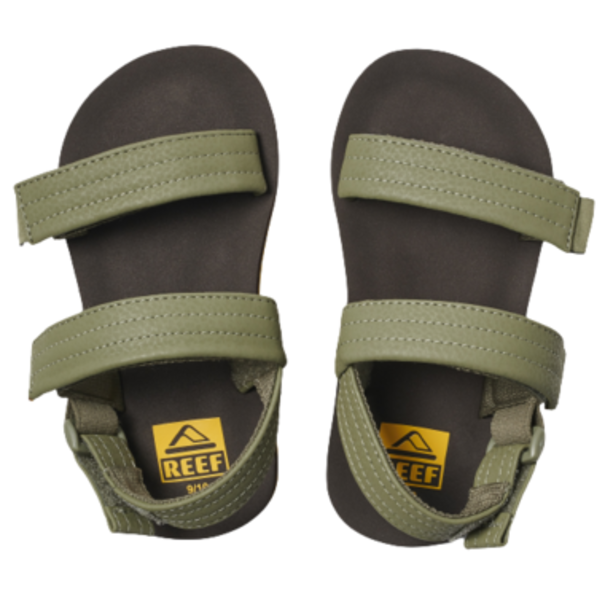 Reef Reef Little Ahi Convertible Sandals-Brown/Olive