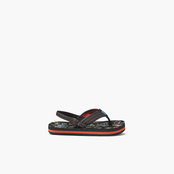 Reef Reef Little Ahi Glow Sandals-Neon Beach