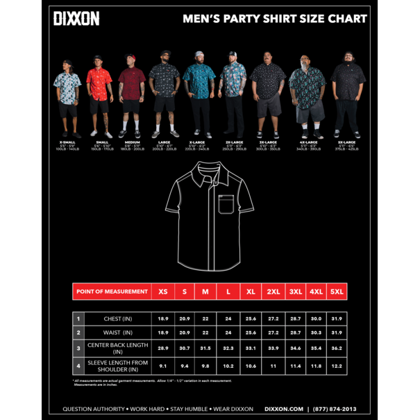 Dixxon Darkside Of The Grill Party Shirt-Assorted