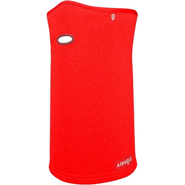 AIRHOLE FACEMASKS Airtube Ergo Junior Polar Fleece-Red