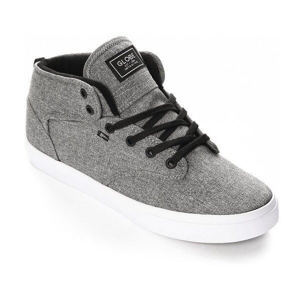 Globe Shoes and Skateboards Motley Mid- Grey Chambray