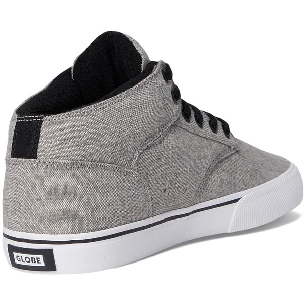 Globe Shoes and Skateboards Motley Mid- Grey Chambray