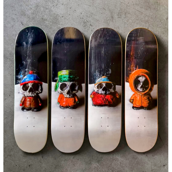 ZERO SKATEBOARDS Burman South Park Deck-8.625