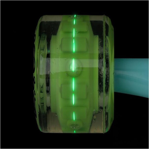 Slime Balls Wheels Wheels Light Ups W/Green LED Bearings OG Slime 78A 60MM