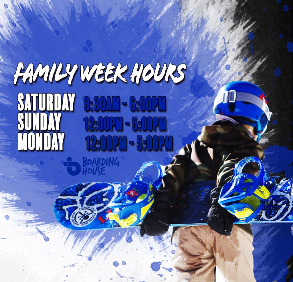 FAMILY WEEK BLOWOUT