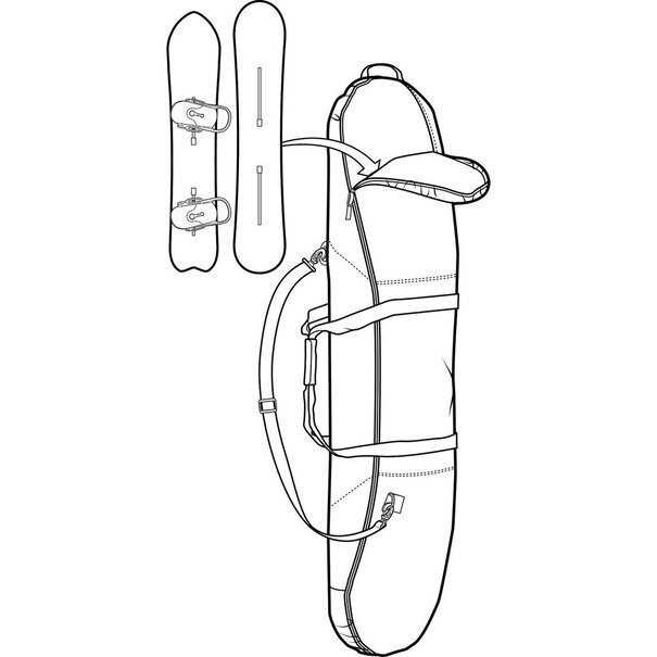 Burton Snowboards Space Sack-Sharkskin