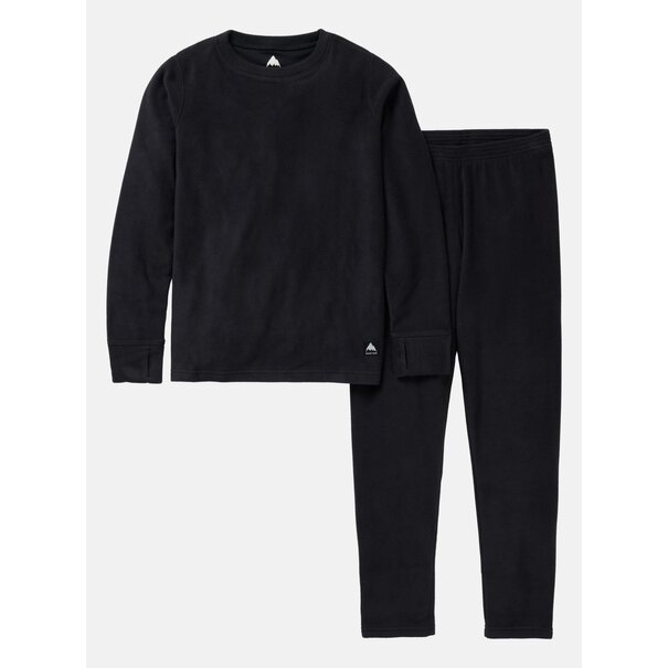 Burton Snowboards Fleece Base Layer Set 2026 Youth | True Black