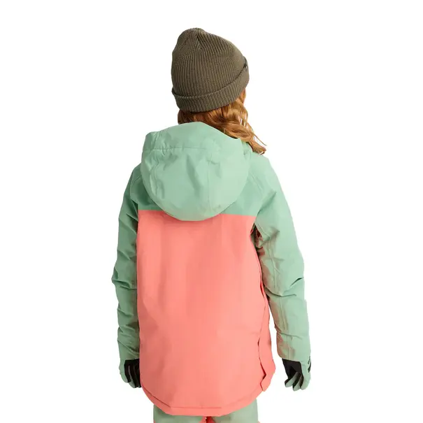 Burton Snowboards Kids' Frostner 2L Anorak Jacket Soft Sage/Peach Echo 2026