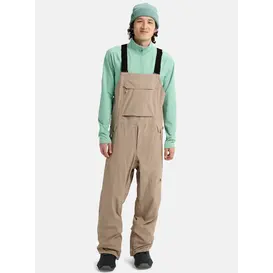 Men's Reserve 2L Relaxed Bib Pants | Summit Taupe/True Black