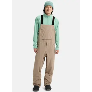 Men's Reserve 2L Relaxed Bib Pants | Summit Taupe/True Black