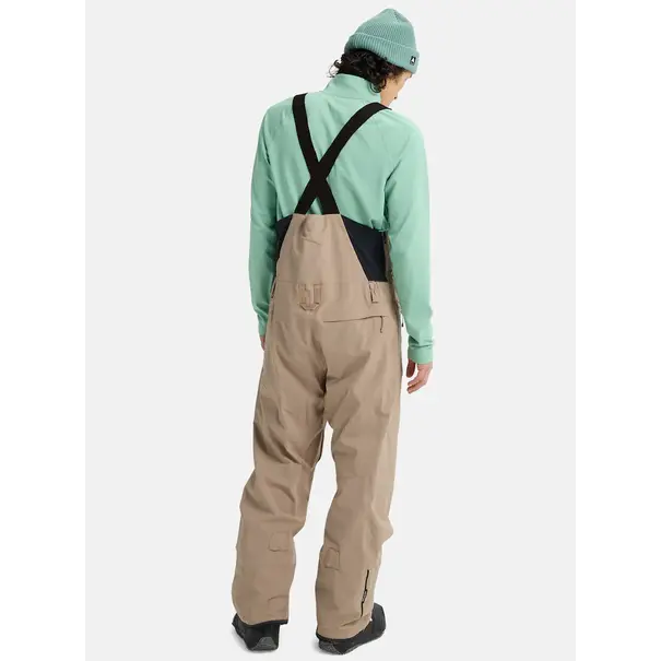 Burton Snowboards Men's Reserve 2L Relaxed Bib Pants | Summit Taupe/True Black