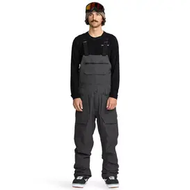 Men's Roan Bib Overall-Dark Grey
