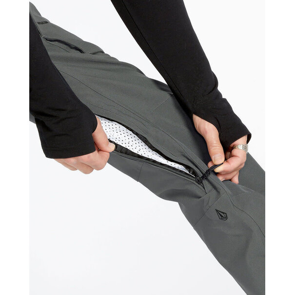 Volcom Men's Roan Bib Overall-Dark Grey