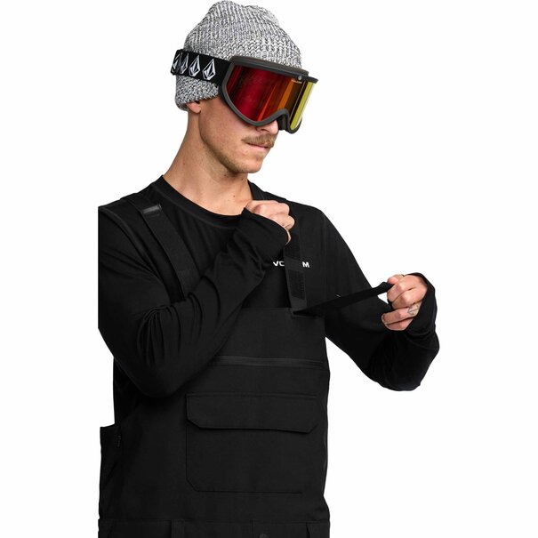 Volcom Men's Roan Bib Overall-Black