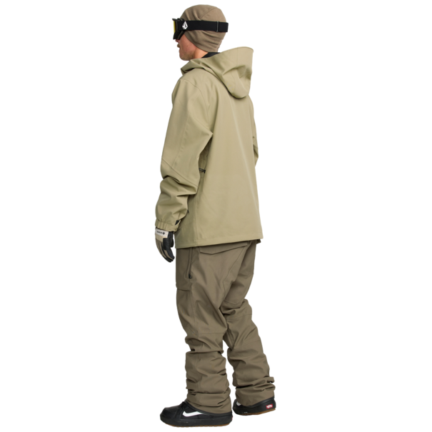 Volcom Men's Roan Bib Overall-Military