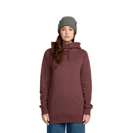 Women's Tower Pullover Fleece-Oxblood
