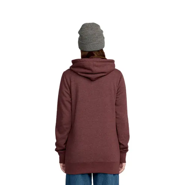 Volcom Women's Tower Pullover Fleece-Oxblood