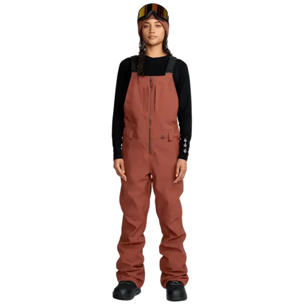 Volcom Women's Swift Bib Overall-Henna